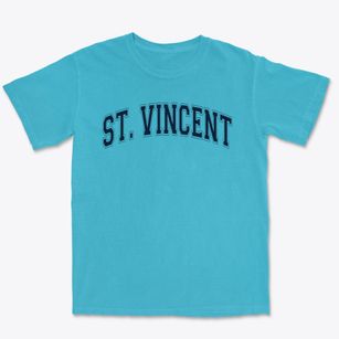 Saint Vincent De Paul School Varsity Arch Premium Heavyweight T-shirt