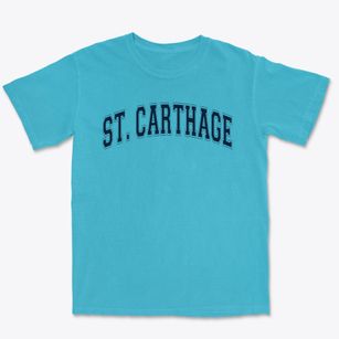 St Carthage Parish Varsity Arch Premium Heavyweight T-shirt
