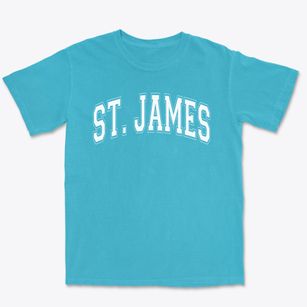 Saint James School Varsity Arch Premium Heavyweight T-shirt