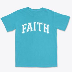 Faith Christian School Varsity Arch Premium Heavyweight T-shirt