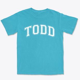 Todd Elementary School Varsity Arch Premium Heavyweight T-shirt
