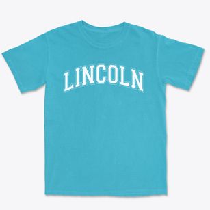 Lincoln Elementary School Varsity Arch Premium Heavyweight T-shirt