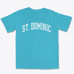 Saint Dominic School For Boys Varsity Arch Premium Heavyweight T-shirt