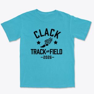 Clack Middle School Track and Field Premium Heavyweight T-shirt