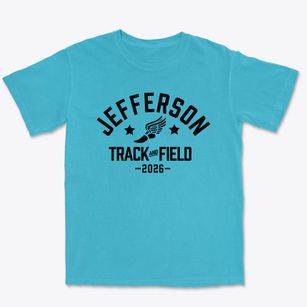 Jefferson Elementary School Track and Field Premium Heavyweight T-shirt