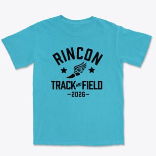 Rincon Middle School Track and Field Premium Heavyweight T-shirt