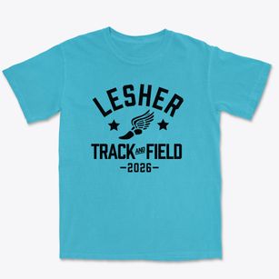 Lesher Junior High School Track and Field Premium Heavyweight T-shirt
