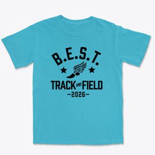 B.e.s.t. Academy Track and Field Premium Heavyweight T-shirt