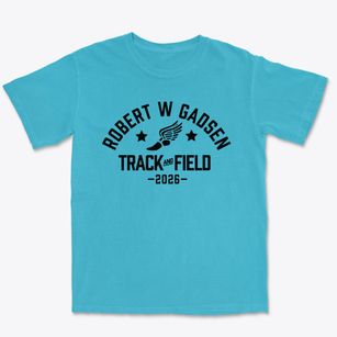 Robert W Gadsen Elementary School Track and Field Premium Heavyweight T-shirt