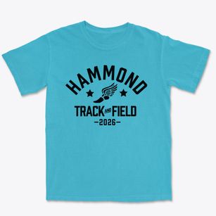 Hammond Elementary School Track and Field Premium Heavyweight T-shirt