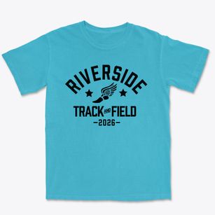 Riverside High School Track and Field Premium Heavyweight T-shirt