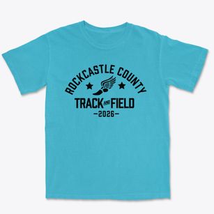 Rockcastle County High School Track and Field Premium Heavyweight T-shirt