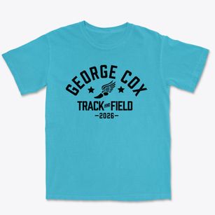 George Cox Elementary School Track and Field Premium Heavyweight T-shirt