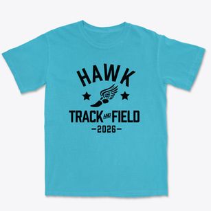 Hawk Primary School Track and Field Premium Heavyweight T-shirt