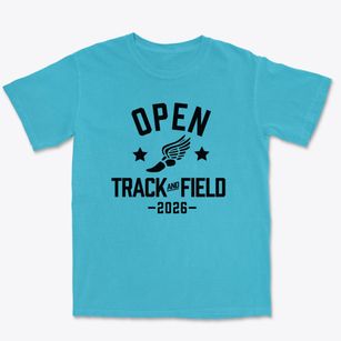 Open Bible Academy Track and Field Premium Heavyweight T-shirt
