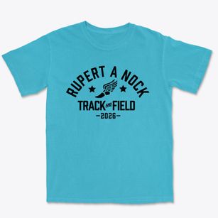 Rupert A Nock Middle School Track and Field Premium Heavyweight T-shirt