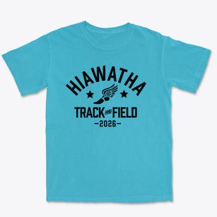 Hiawatha Community School Track and Field Premium Heavyweight T-shirt