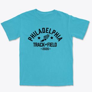 Philadelphia High School Track and Field Premium Heavyweight T-shirt