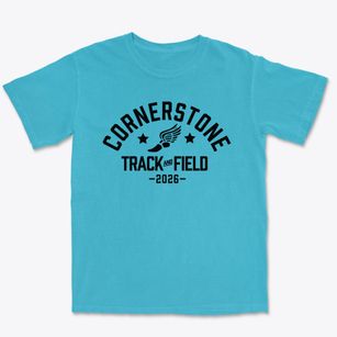 Cornerstone Christian Academy Track and Field Premium Heavyweight T-shirt
