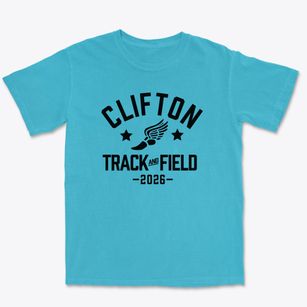 Clifton High School Track and Field Premium Heavyweight T-shirt