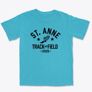 Saint Anne School Track and Field Premium Heavyweight T-shirt