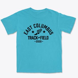 East Columbus Elementary School Track and Field Premium Heavyweight T-shirt