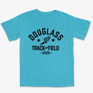 Douglass Elementary School Track and Field Premium Heavyweight T-shirt