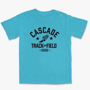 Cascade Middle School Track and Field Premium Heavyweight T-shirt