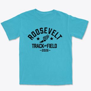 Roosevelt High School Track and Field Premium Heavyweight T-shirt