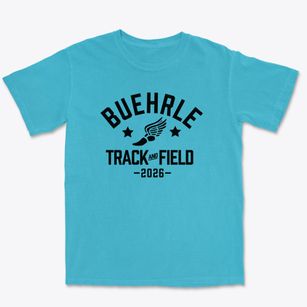 Buehrle Alternative Education School Track and Field Premium Heavyweight T-shirt