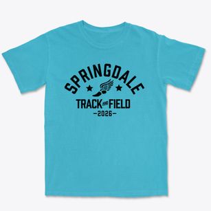Springdale High School Track and Field Premium Heavyweight T-shirt