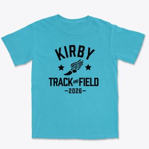 Kirby High School Track and Field Premium Heavyweight T-shirt