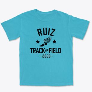 Ruiz Elementary School Track and Field Premium Heavyweight T-shirt