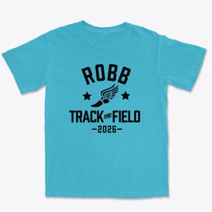Robb Elementary School Track and Field Premium Heavyweight T-shirt