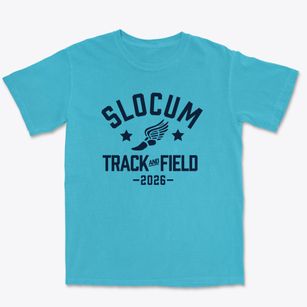 Slocum Independent School District Track and Field Premium Heavyweight T-shirt