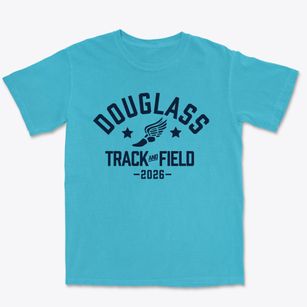 Douglass Elementary School Track and Field Premium Heavyweight T-shirt