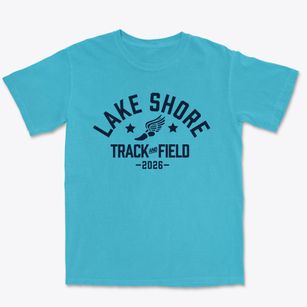 Lake Shore Elementary School Track and Field Premium Heavyweight T-shirt