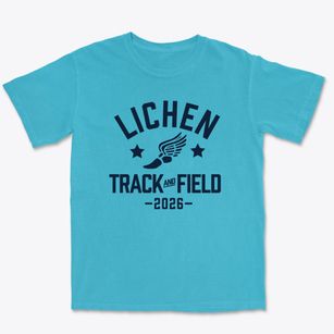 Lichen Elementary School Track and Field Premium Heavyweight T-shirt