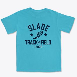 Slade Middle School Track and Field Premium Heavyweight T-shirt