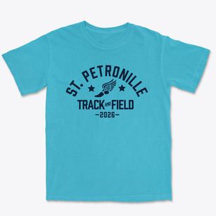 St Petronille Parish Track and Field Premium Heavyweight T-shirt