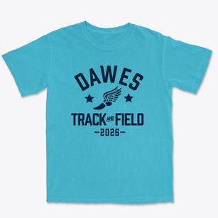 Dawes Elementary School Track and Field Premium Heavyweight T-shirt