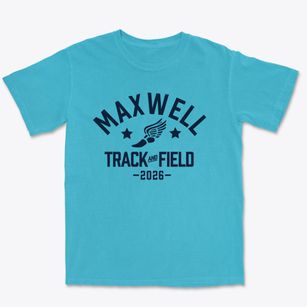 Maxwell Middle School Track and Field Premium Heavyweight T-shirt