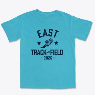 East Elementary School Track and Field Premium Heavyweight T-shirt
