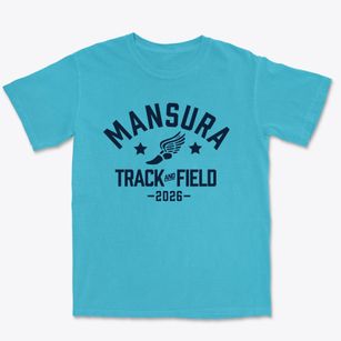 Mansura Middle School Track and Field Premium Heavyweight T-shirt