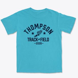 Thompson Elementary School Track and Field Premium Heavyweight T-shirt