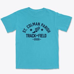St Colman Parish Track and Field Premium Heavyweight T-shirt