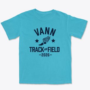 Vann Elementary School Track and Field Premium Heavyweight T-shirt