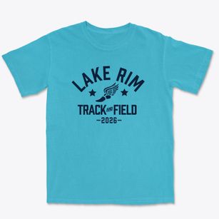 Lake Rim Elementary School Track and Field Premium Heavyweight T-shirt