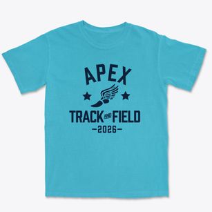 Apex Middle School Track and Field Premium Heavyweight T-shirt