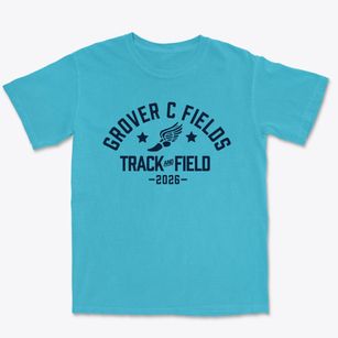 Grover C Fields Middle School Track and Field Premium Heavyweight T-shirt